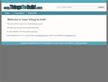 Tablet Screenshot of easy.thingstobuild.com